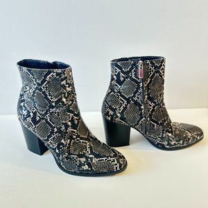 Snakeskin Low Boot
